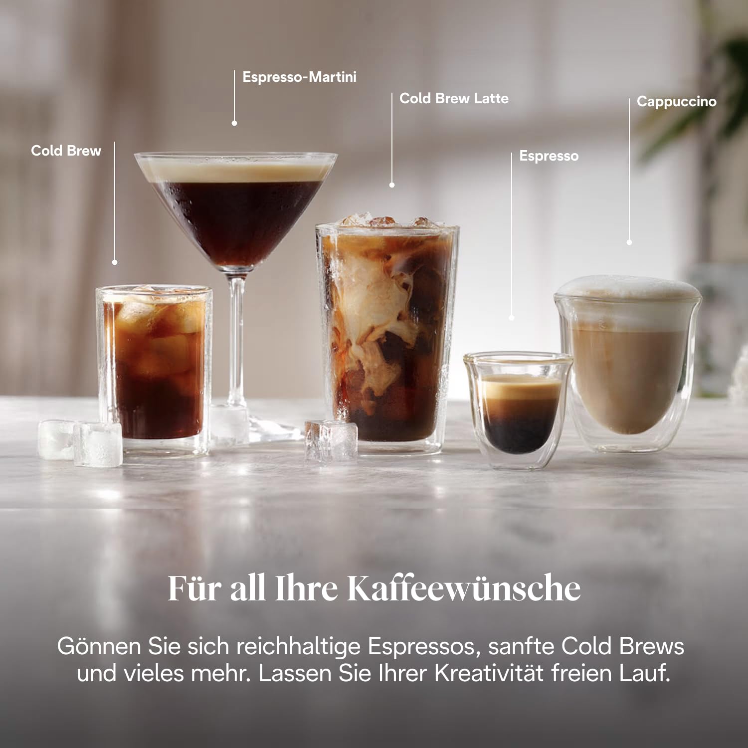 De'Longhi Dedica Duo Siebträger für Espresso & Cold Brew, Milchaufschäumer, Grün
