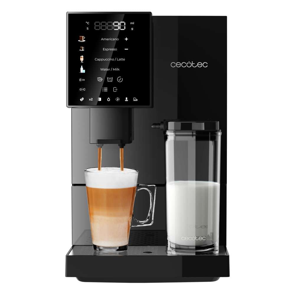 Cecotec Cremmaet Compactccino Kaffeevollautomat, 19 Bar, mit Mahlwerk