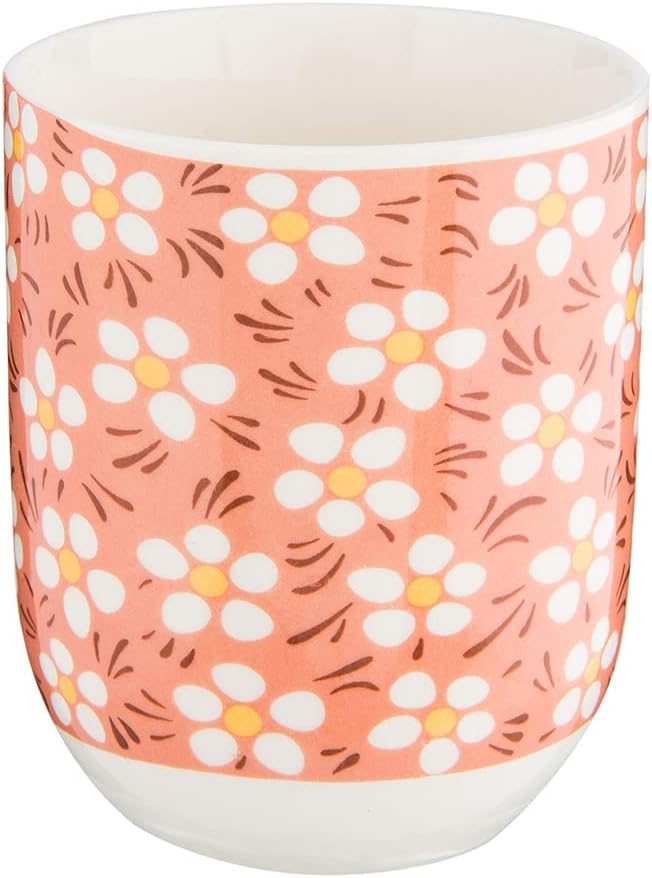 Clayre & Eef 6CEMU0006 Becher Ø 6 * 8 cm / 0,1L Kaffeetasse Teetasse Vintage